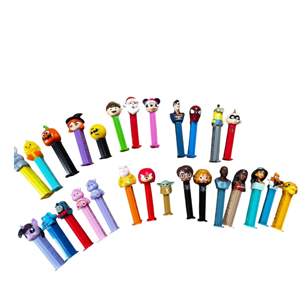 Huge Pez‎ Dispenser Lot 27 pcs Disney Marvel Pixar Harry Potter Star Wars Sonic